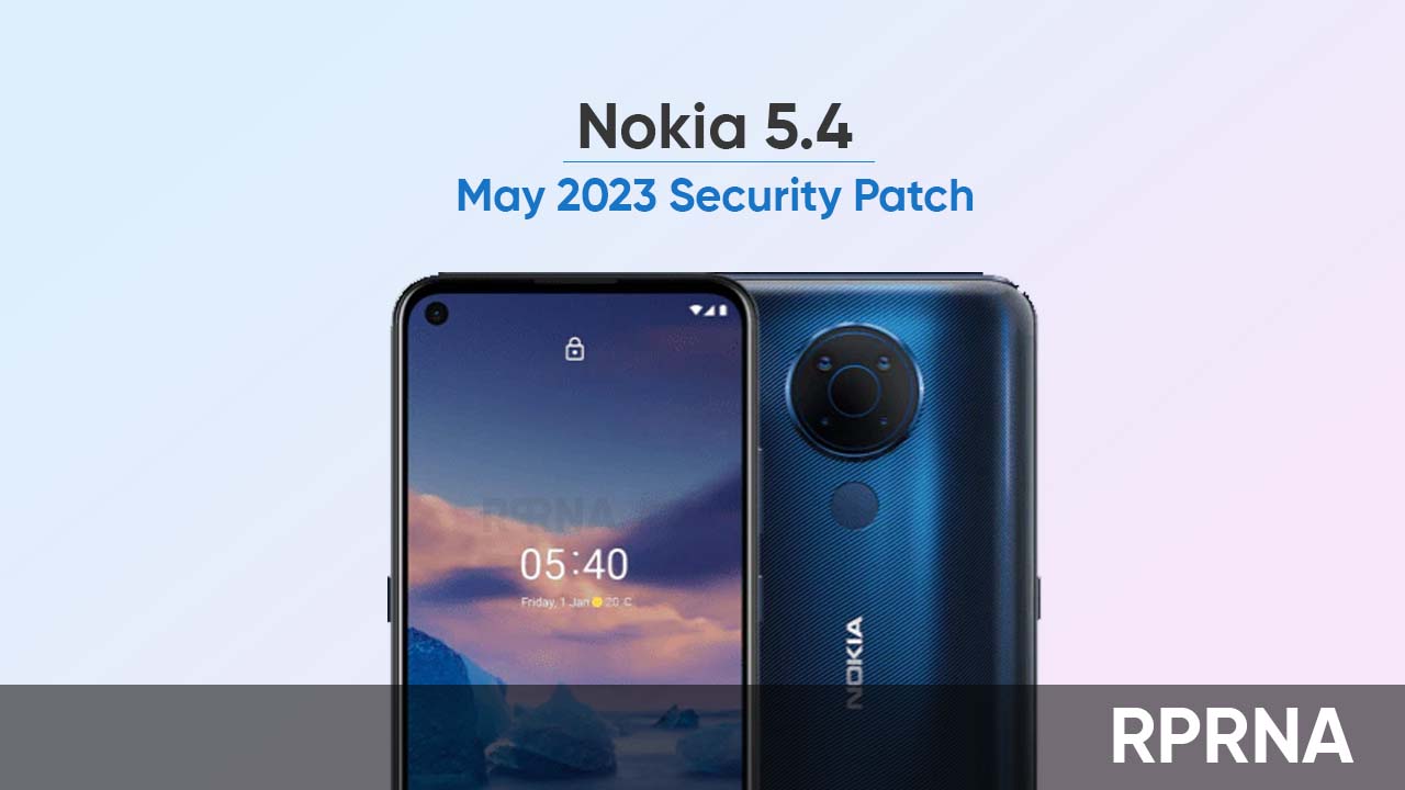 Nokia 5.4 May 2023 patch