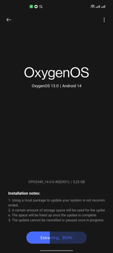 OnePlus 11 Android 14 Beta