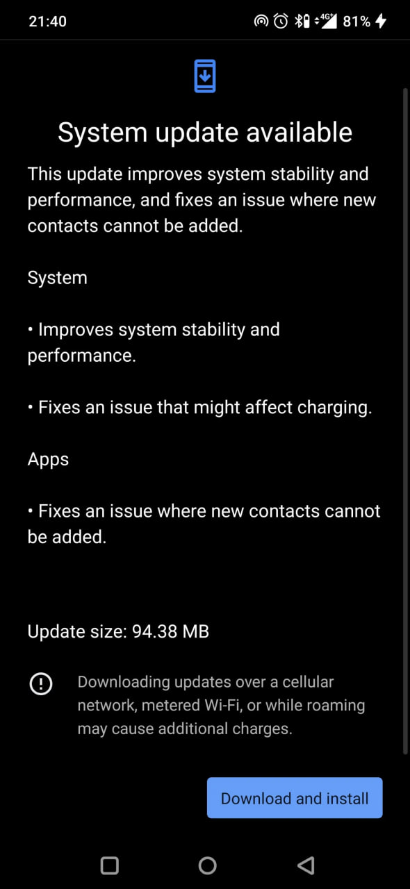 OnePlus 7 Pro OxygenOS 12 H.41 update