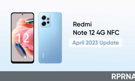 Redmi Note 12 April 2023 update Europe