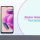 Redmi Note 12S first update
