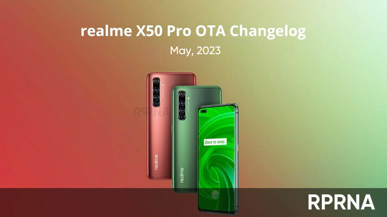 Realme X50 Pro May 2023 update