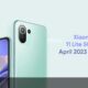 Xiaomi 11 Lite 5G NE April 2023 update India