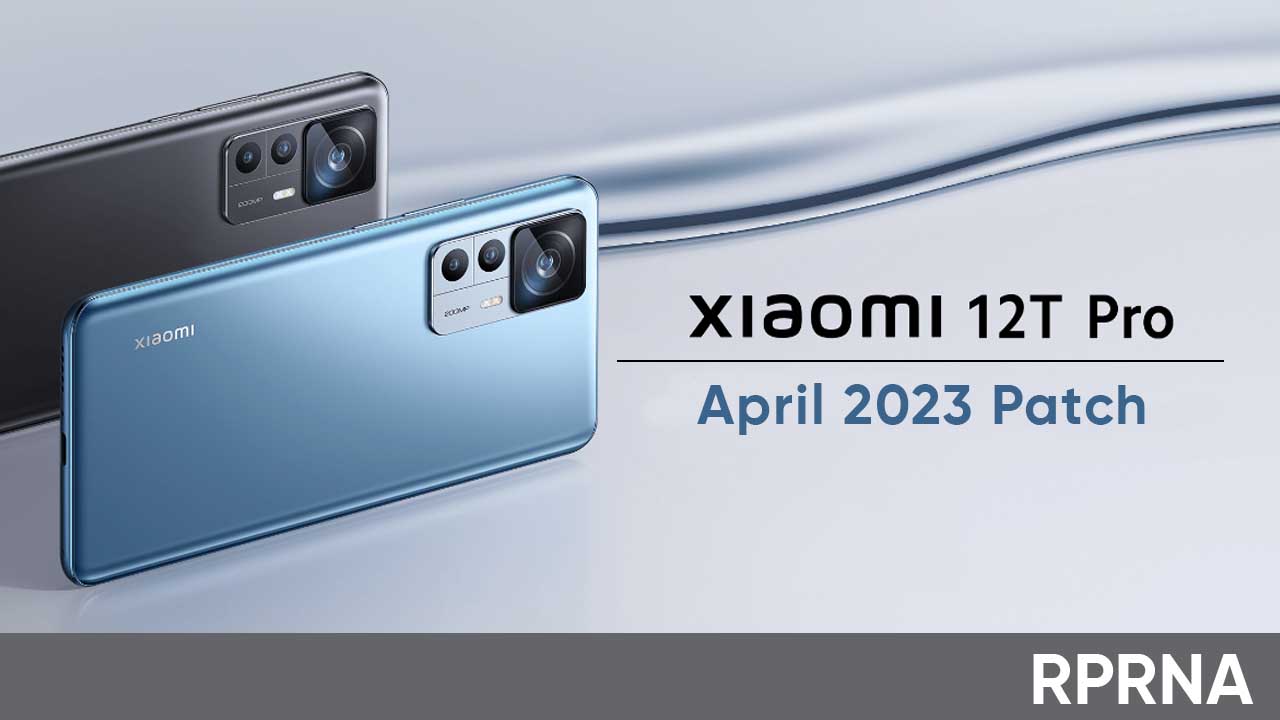 Xiaomi 12T Pro April 2023 patch Europe