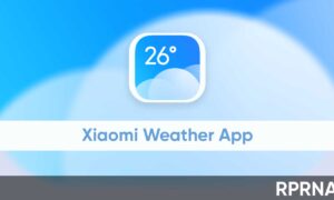 Xiaomi Weather App new UI