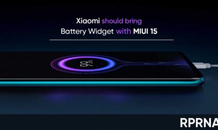 Xiaomi MIUI 15 Battery Widget