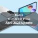 Redmi 10 2022 Prime April 2023 update