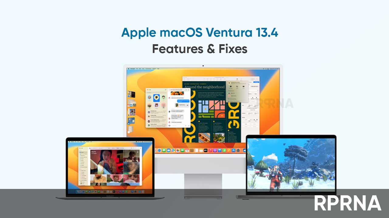 Apple macOS 13.4 features fixes