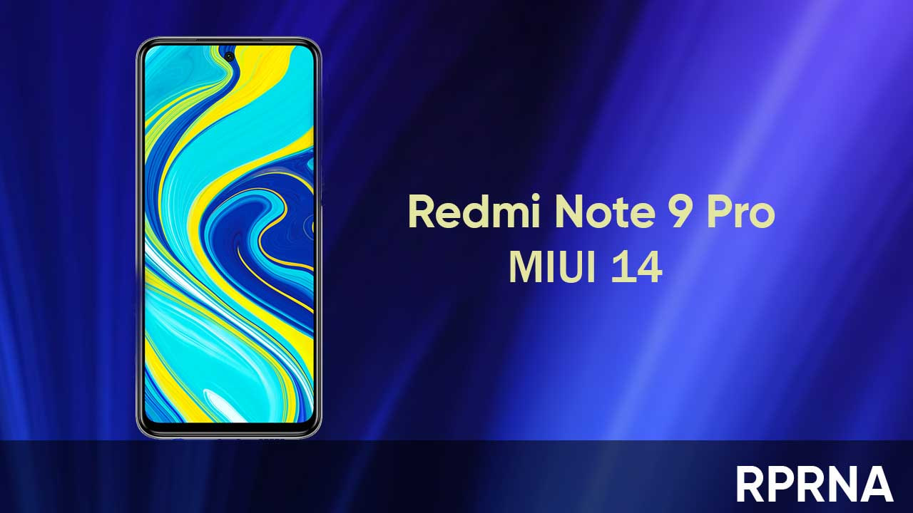 Redmi Note 9 Pro MIUI 14 update