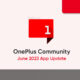 OnePlus Community app June 2023 update