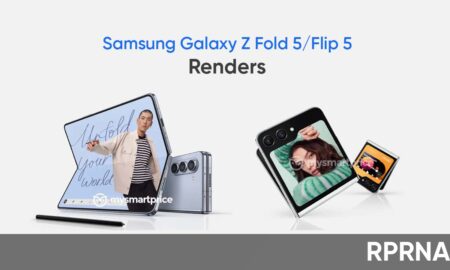 Samsung Galaxy Z Fold Flip 5 render