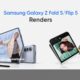 Samsung Galaxy Z Fold Flip 5 render