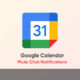 Google Calendar mute chat notifications
