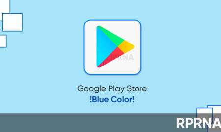 Google Play Store blue color