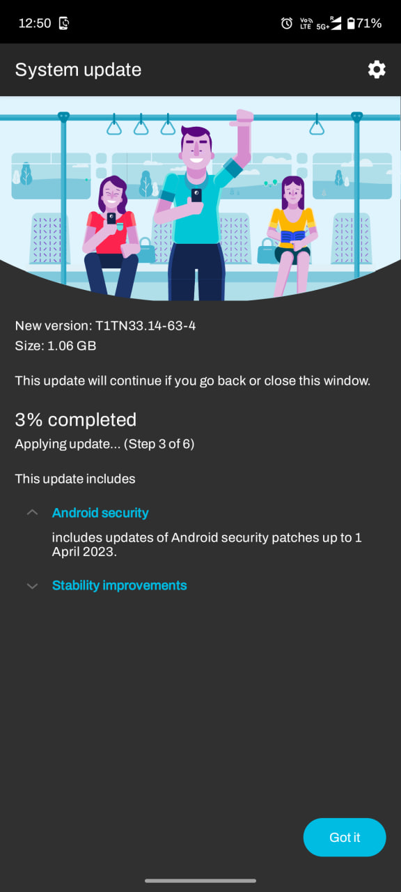 Motorola G73 giant security update