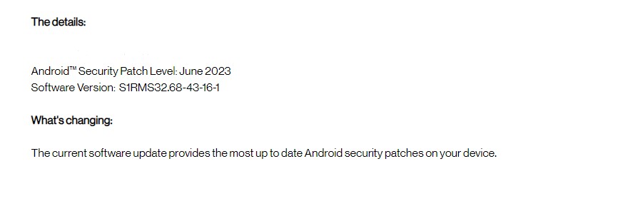 Motorola Edge 5G June 2023 update