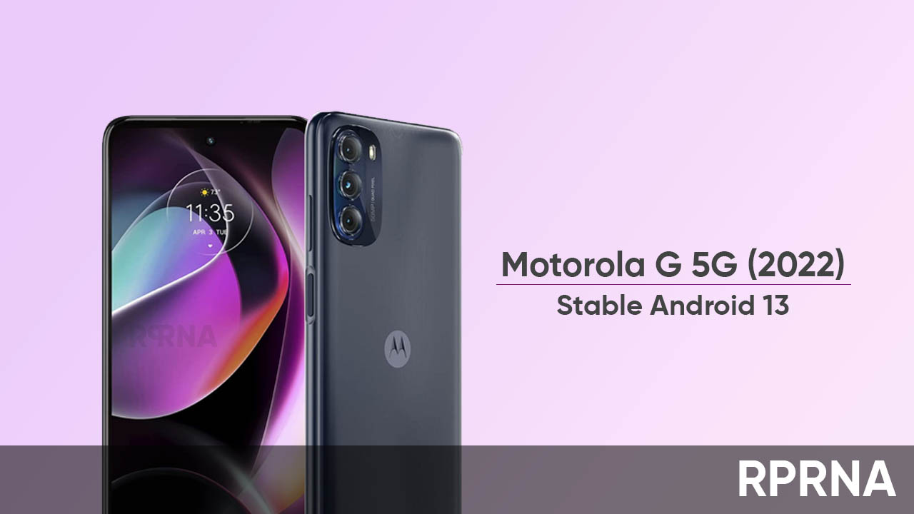 Motorola G 5G 2022 Android 13