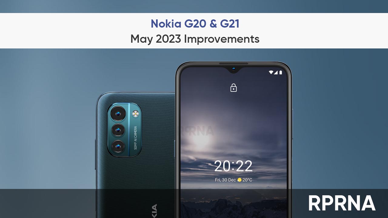 Nokia G20 May 2023 improvements