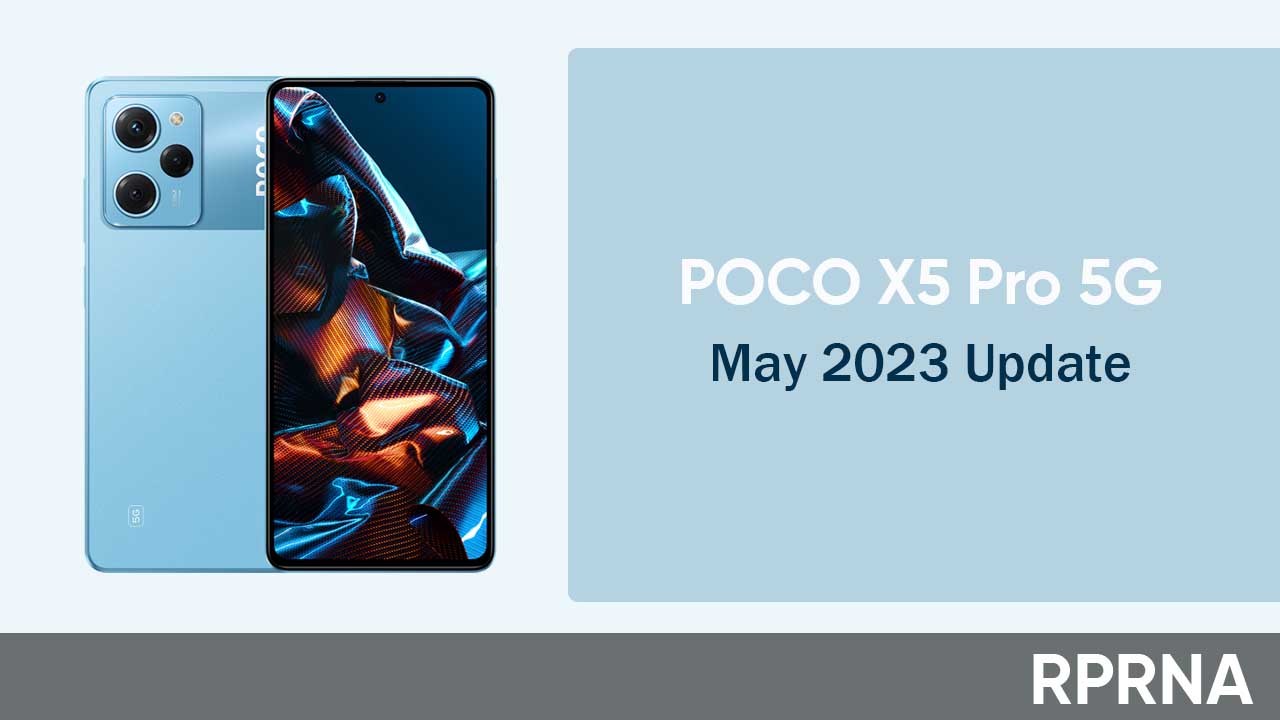 POCO X5 Pro 5G May 2023 update