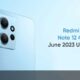 Redmi Note 12 June 2023 update
