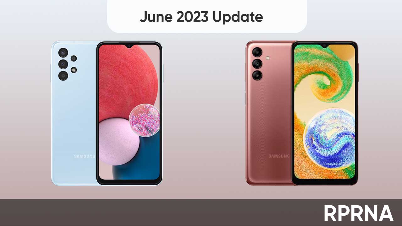 Samsung Galaxy A13 A04s June 2023 update