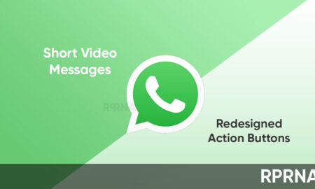 WhatsApp video messages redesigned buttons