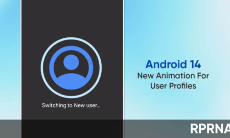 Android 14 animation user profiles