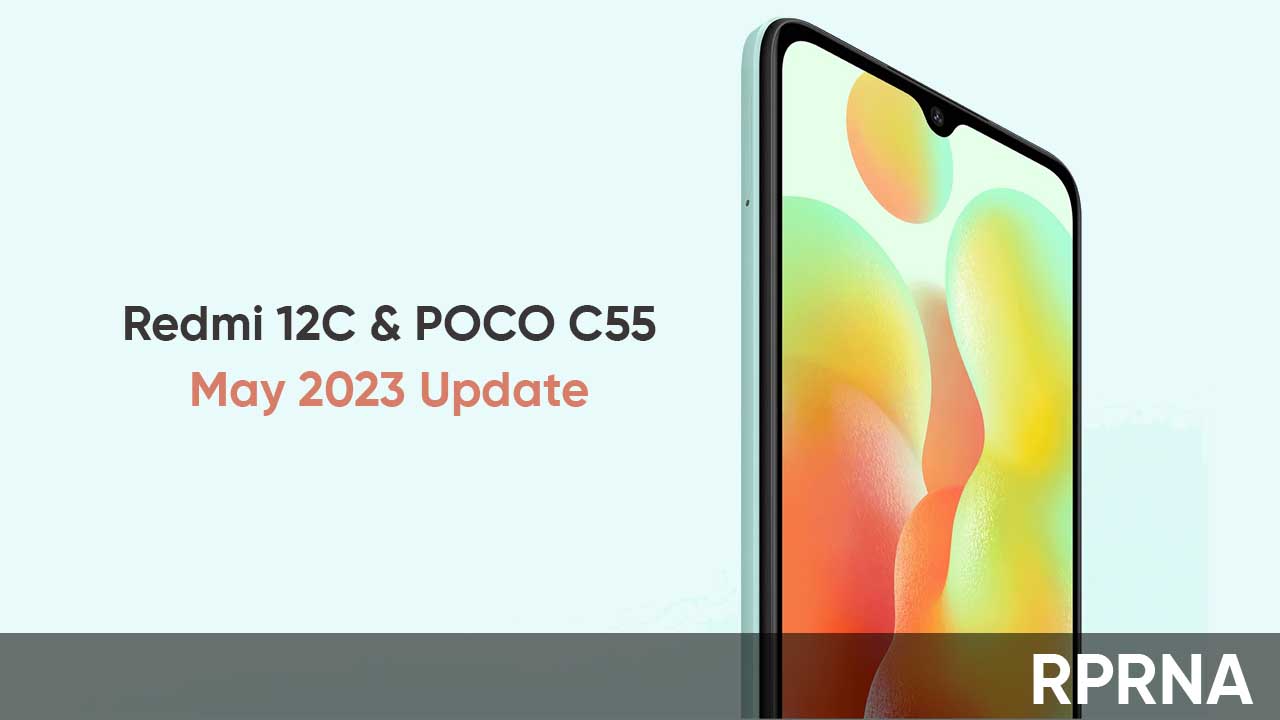 Redmi 12C POCO C55 May 2023 update