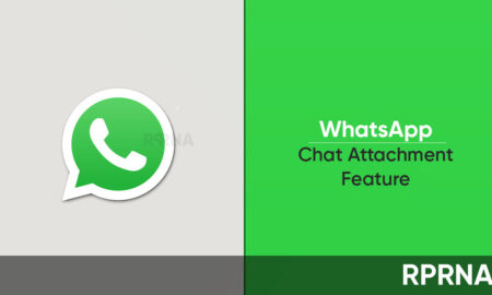 WhatsApp chat attachment feature