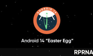 Android 14 space-themed Easter Egg