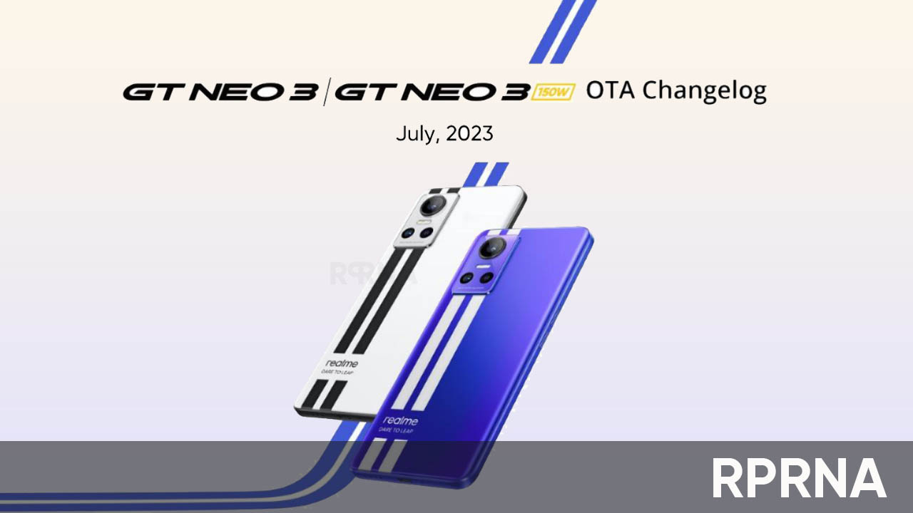 Realme GT Neo 3 July 2023 optimizations