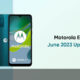 Motorola E13 June 2023 update