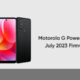 Motorola G Power 2022 July 2023 firmware