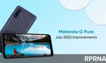 Motorola G Pure July 2023 improvements