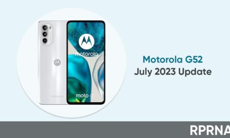 Motorola G52 July 2023 patch