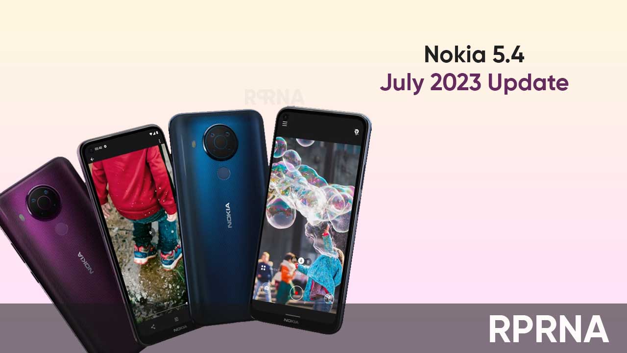 Nokia 5.4 July 2023 improvements
