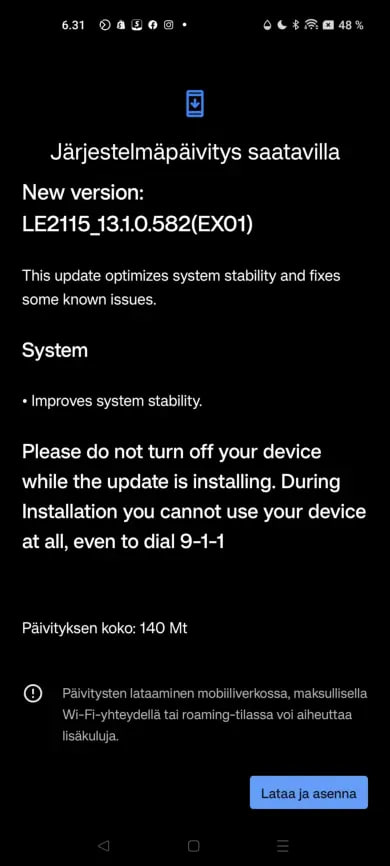 OnePlus 9 system stability North America