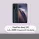 OnePlus Nord CE July 2023 update