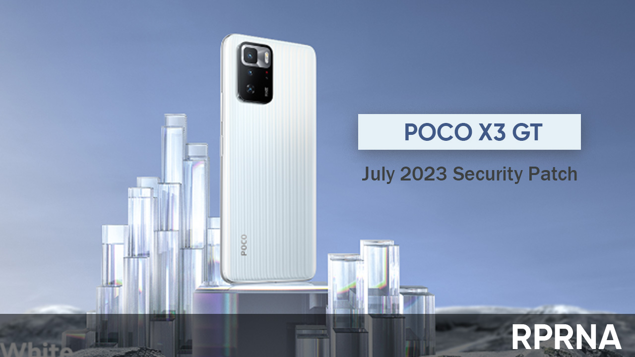 POCO X3 GT July 2023 patch
