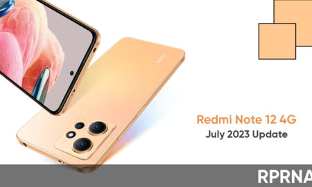 Redmi Note 12 July 2023 update