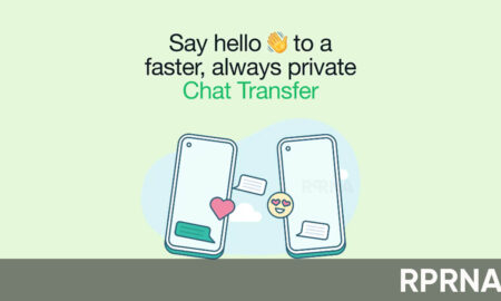 WhatsApp chat history transfer