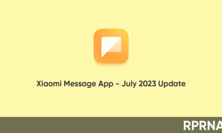 Xiaomi Message July 2023 update