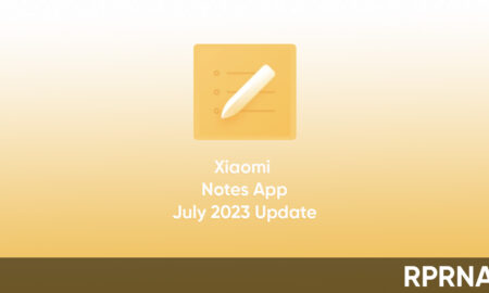 Xiaomi Notes July 2023 update