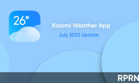 Xiaomi Weather July 2023 update