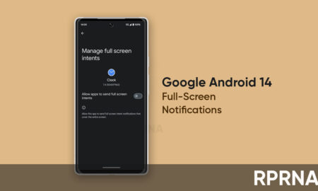 Android 14 full-screen notifications