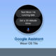 Google Assistant Wear OS tile shortcuts