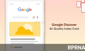 Google Discover air quality