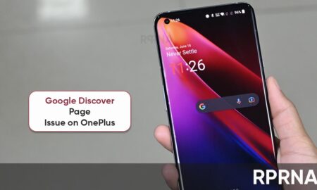 OnePlus Google Discover page