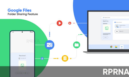 Google Files share folder Android