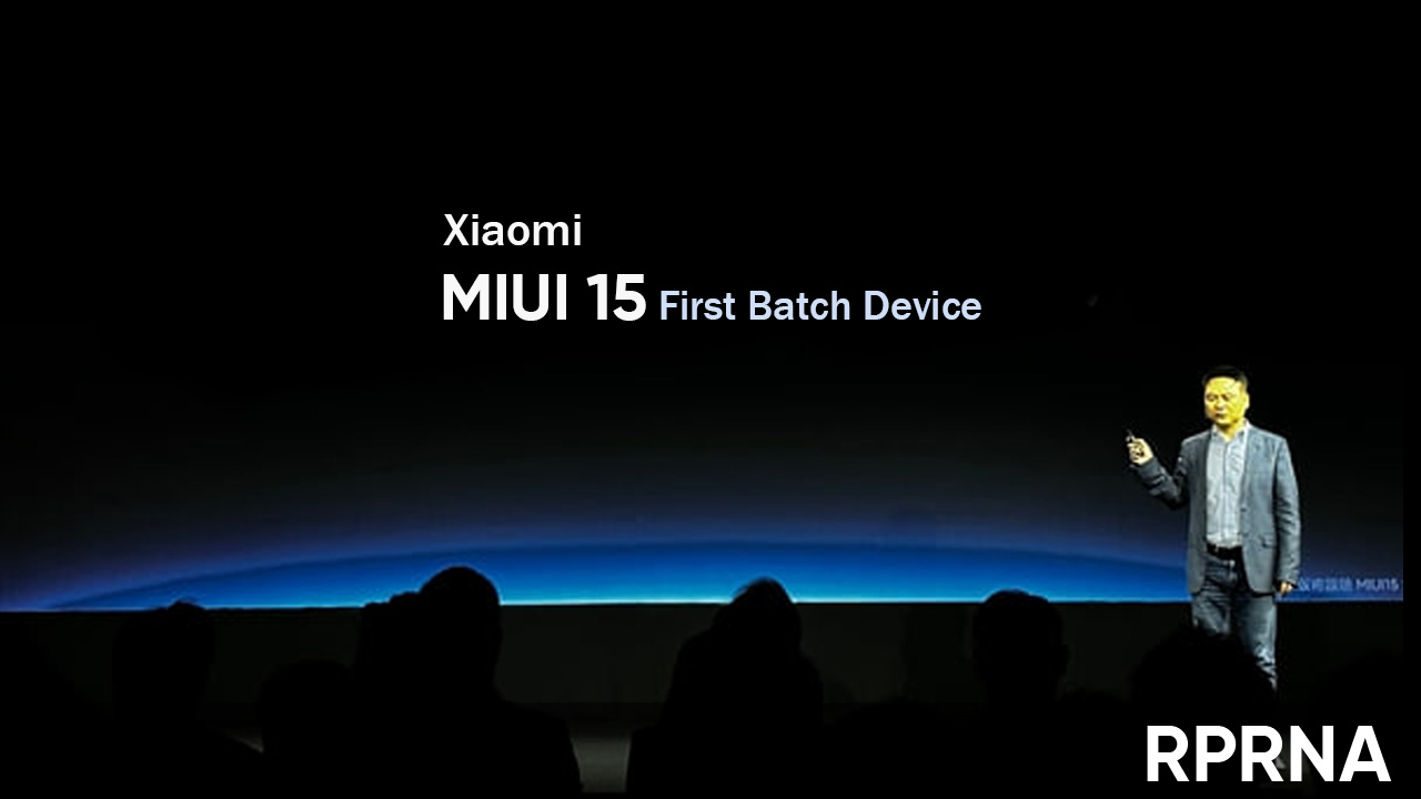 Xiaomi MIUI 15 first batch device